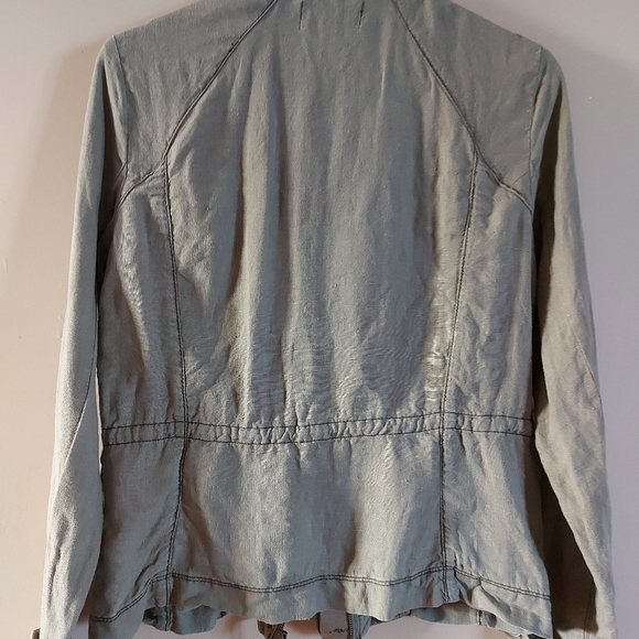 Michael Stars linen Utility Anorak Military jacket - Picture 7 of 8